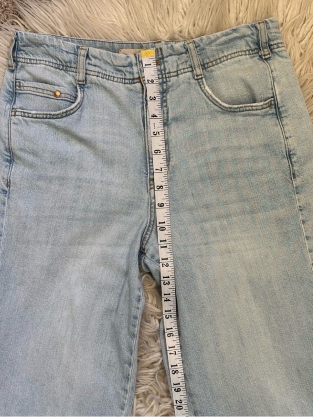 Anthropologie Pilcro The Adi Frayed Hem Jeans In Safie Size 28 - Picture 10 of 11